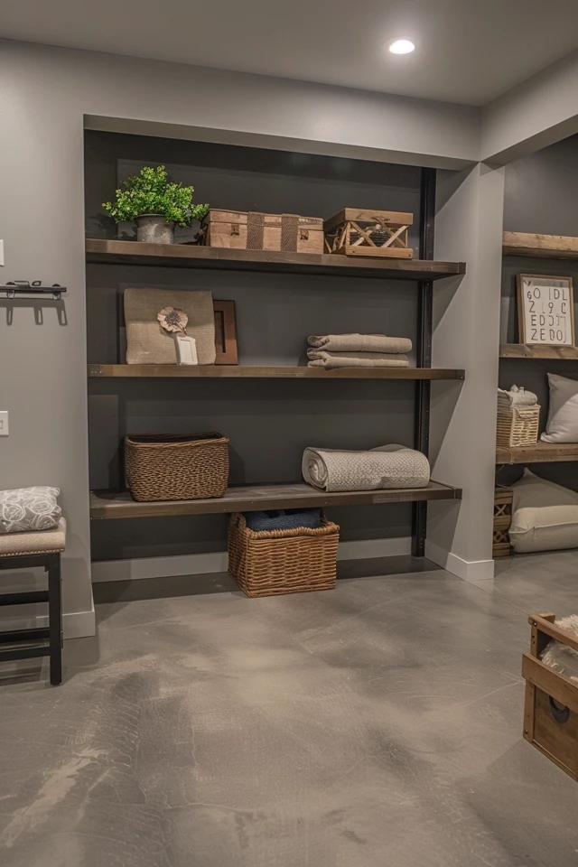 Unfinished Basement Organization Ideas & Tips