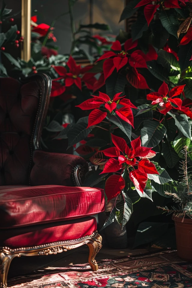 Supplies for Making a Poinsettia Tree