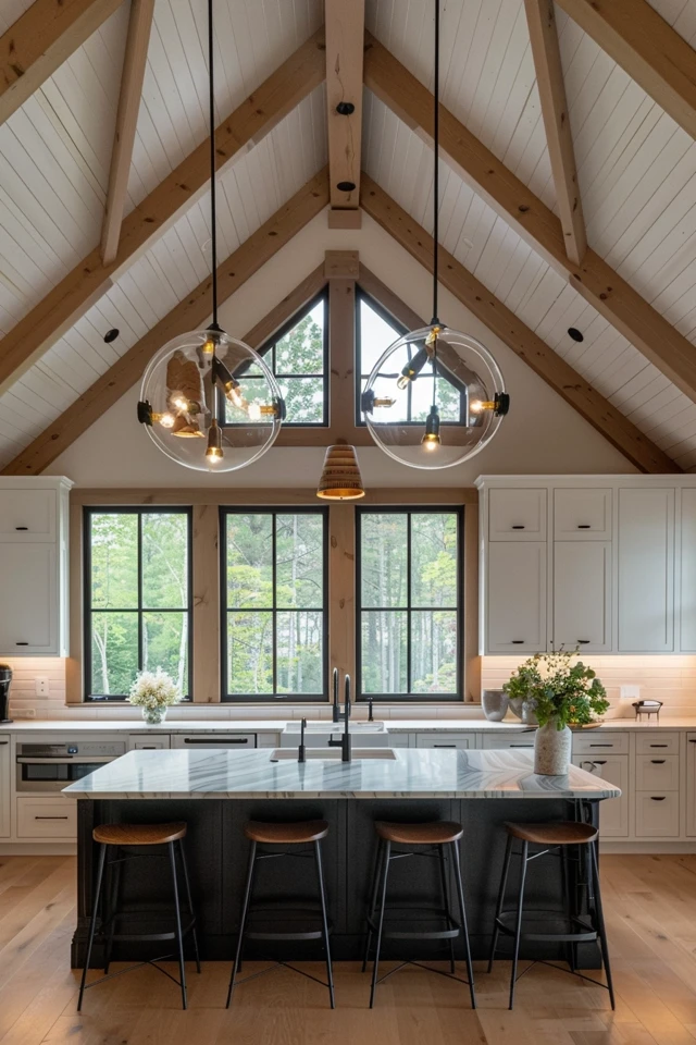 Elevate Your Space: Vaulted Ceiling Kitchen Ideas