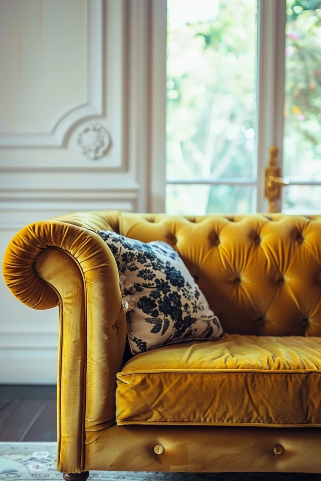 Creating a Luxurious Ambiance with Gold Sofas
