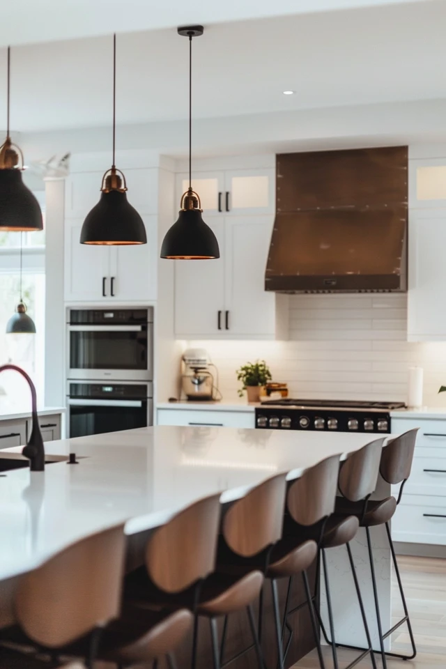 Contrasting Kitchen Islands: Adding Color and Texture