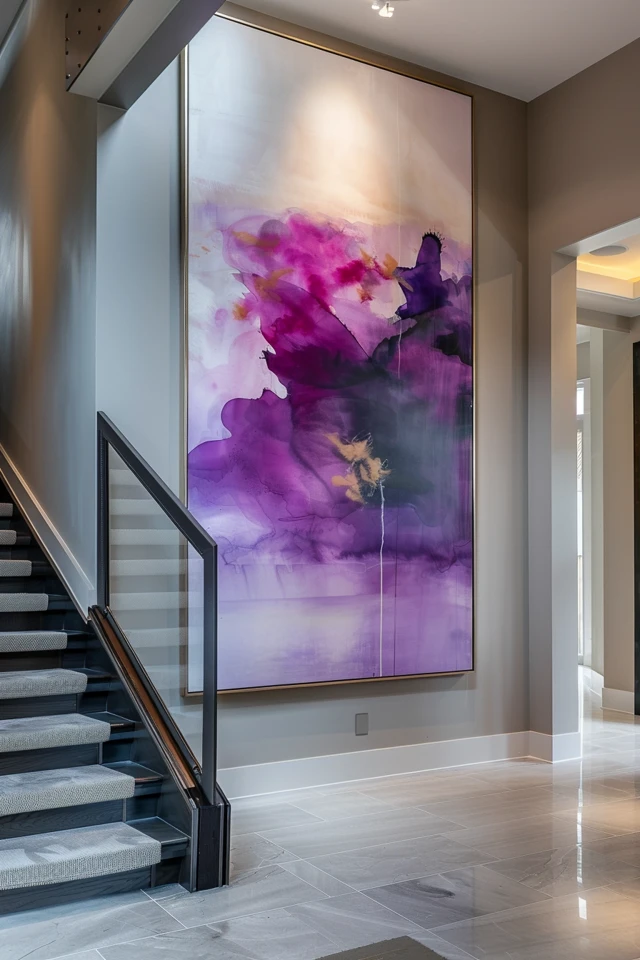 Where to Hang a Large Piece of Artwork