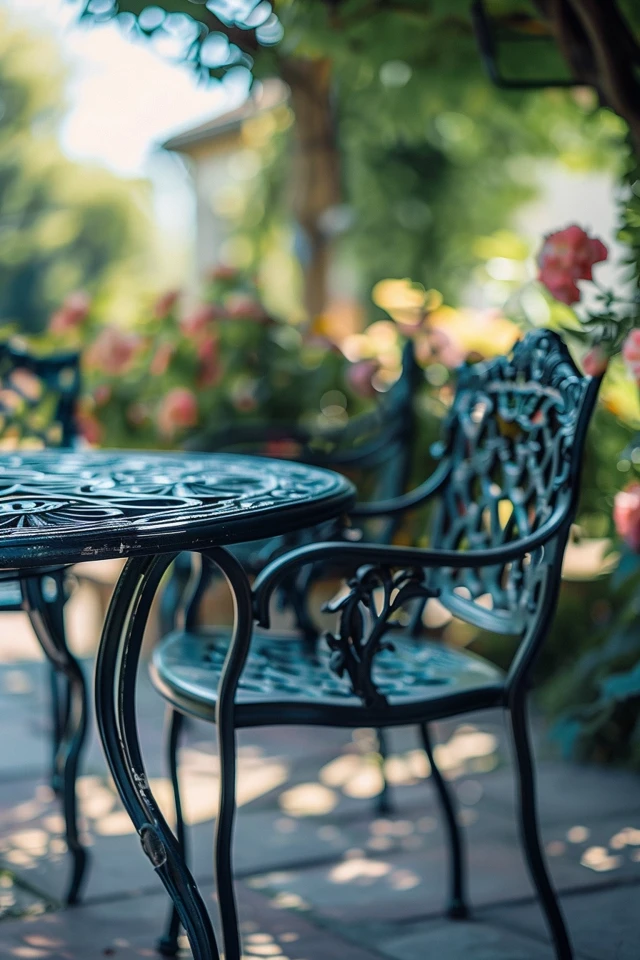 How to Clean Wrought Iron Furniture