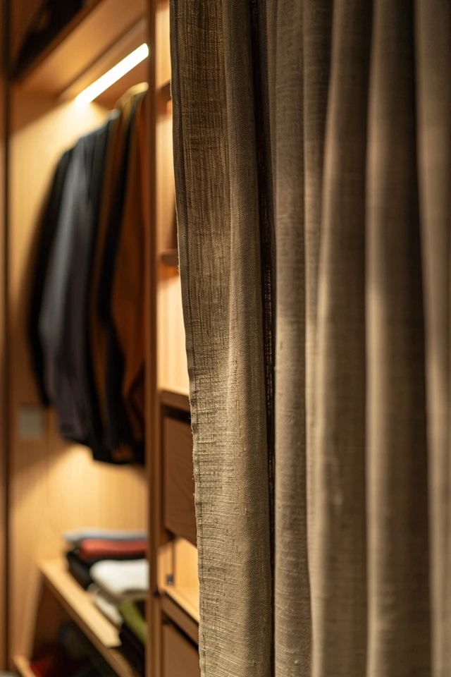 DIY Closet Curtain Tutorial