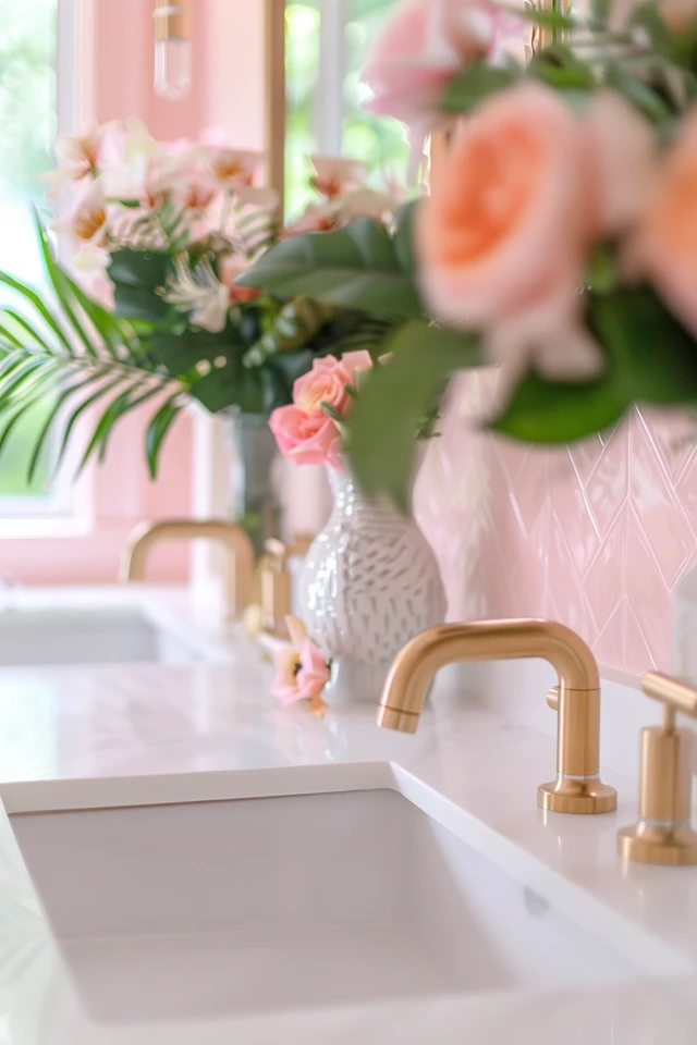 Add Feminine Touches to the Vanity