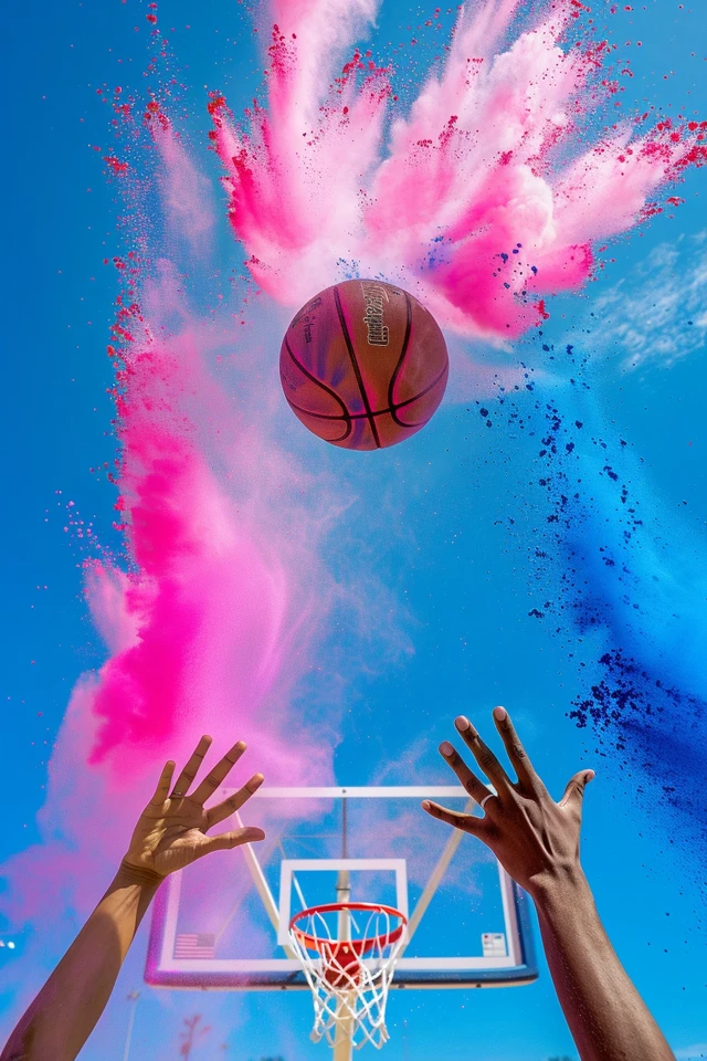 Basketball Gender Reveal Ball