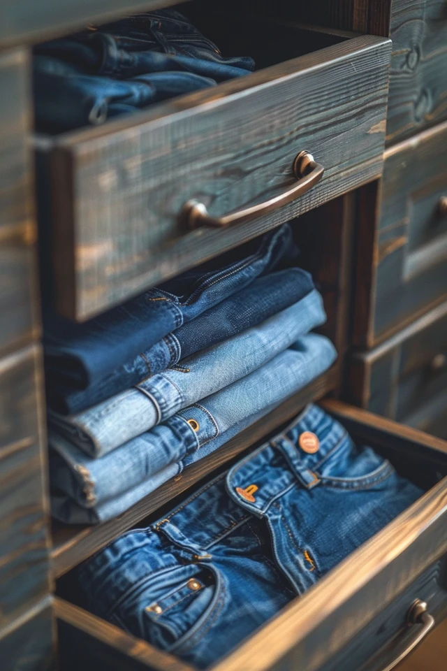 Different Storage Options for Jeans