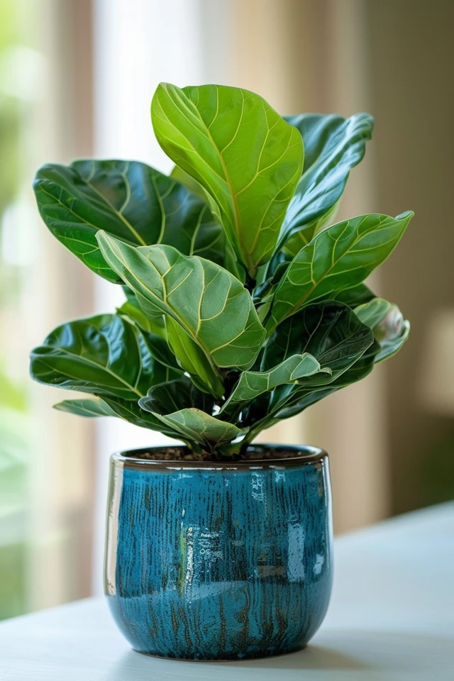 Pruning a Fiddle Leaf Fig for Branching