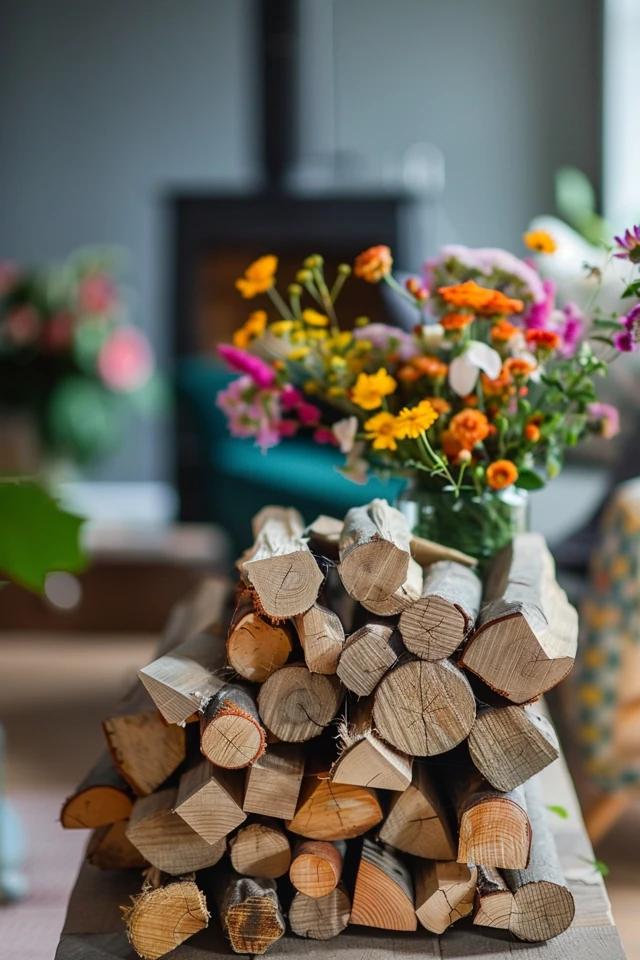 Unique and Decorative Firewood Stacking Methods