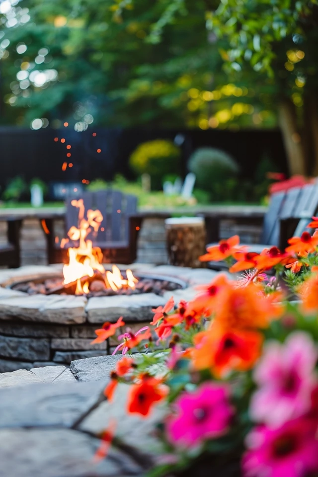 Spark Warmth: Top Fire Pit Surround Ideas