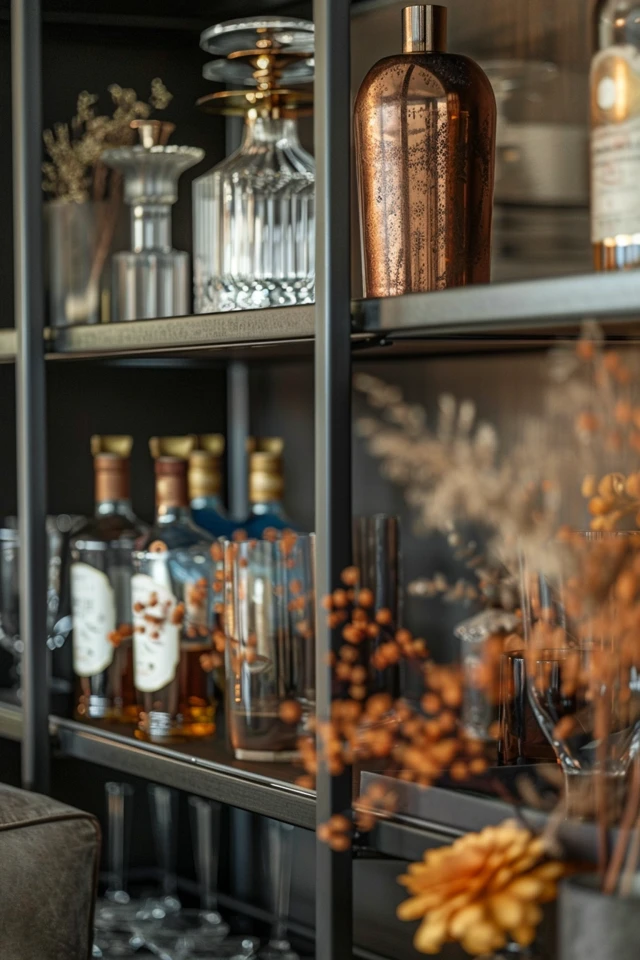 How To Style Bar Shelves: Elegant Display Concepts