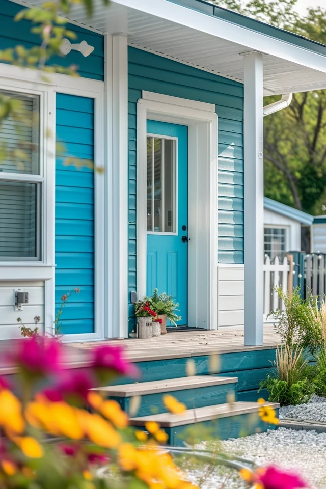 Inspiring Mobile Home Exterior Siding Ideas