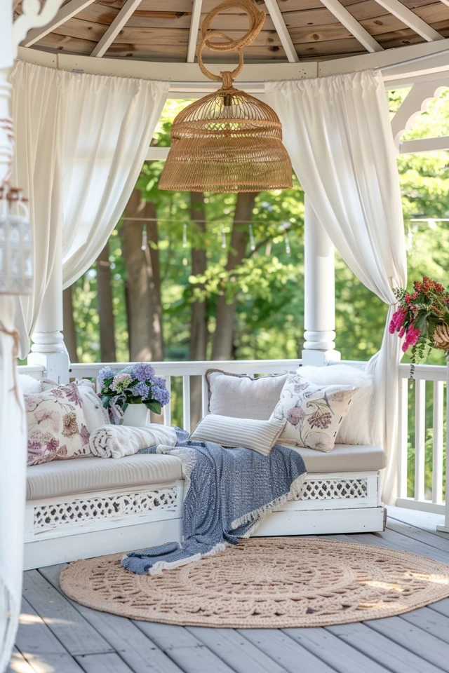 How To Decorate A Gazebo For Summer: Breezy Styling