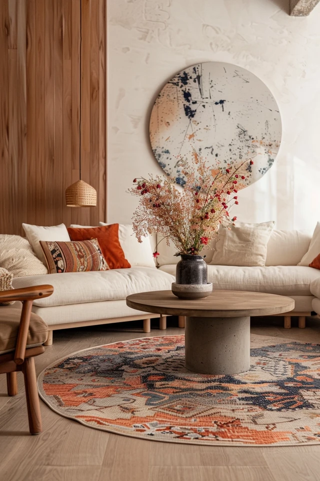How To Hang A Circular Rug On The Wall Using Velcro - photo 2