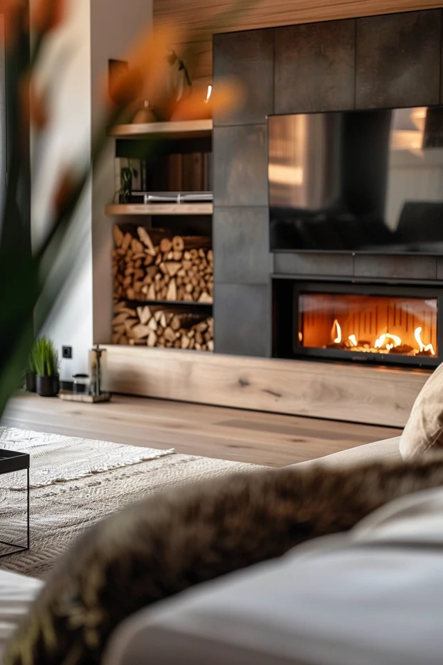 Living Room With Fireplace And TV: How To Arrange For Cozy Layout