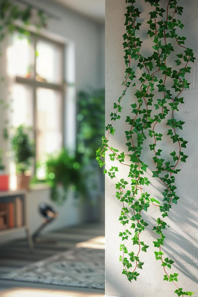 Materials and Steps for Hanging Vines in Your Room