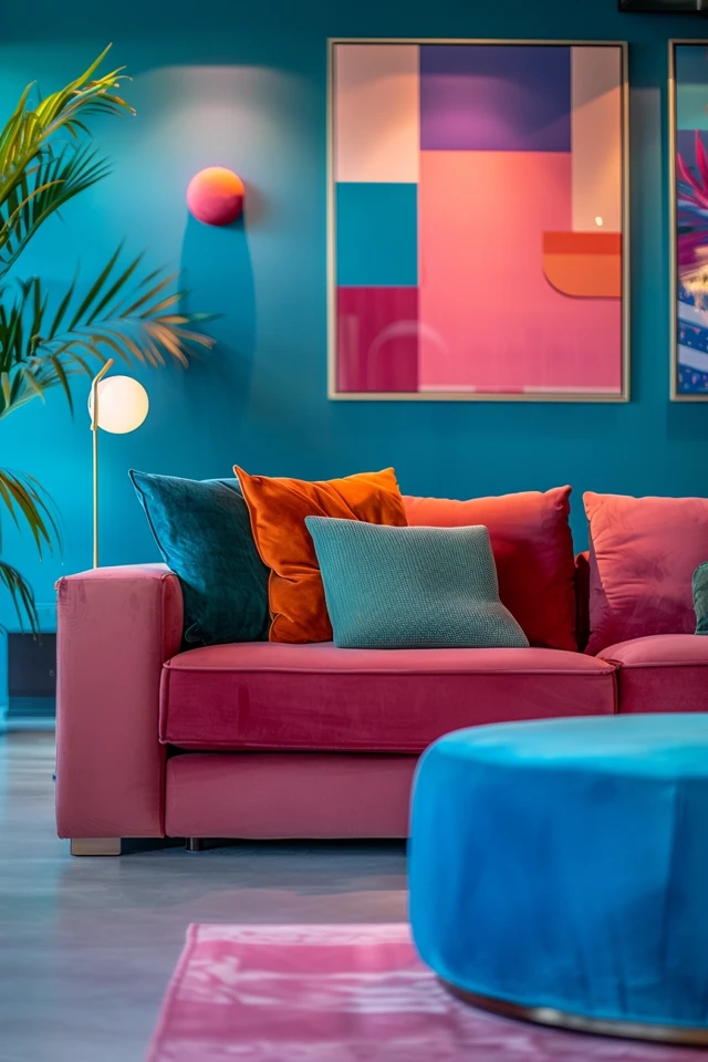 Harmonize Your Living Room: Wall Color & Wood Floor