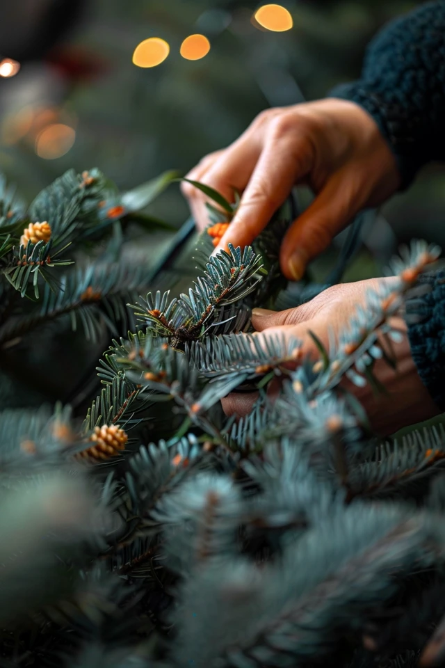 How To Shape Artificial Christmas Tree Branches: Fluffing Techniques