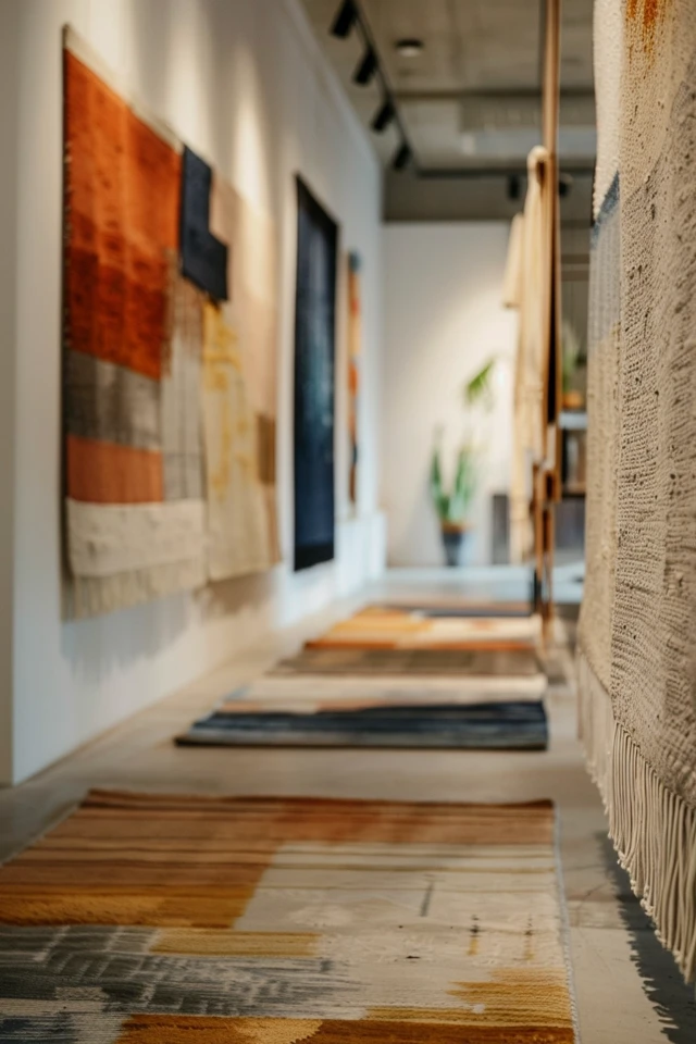 How to Hang a Rug Using a Curtain Rod