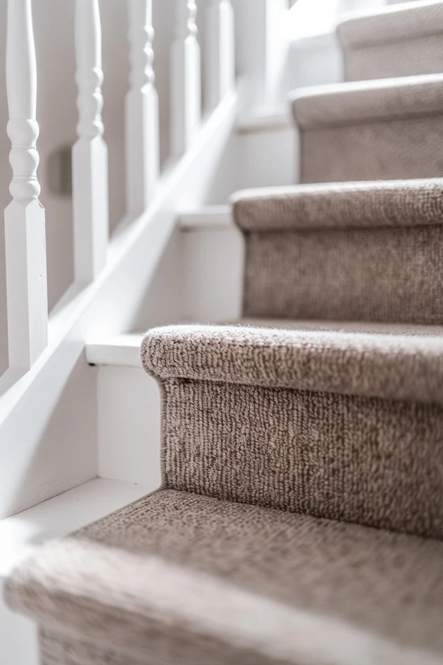 How to Clean Carpeted Stairs by Hand