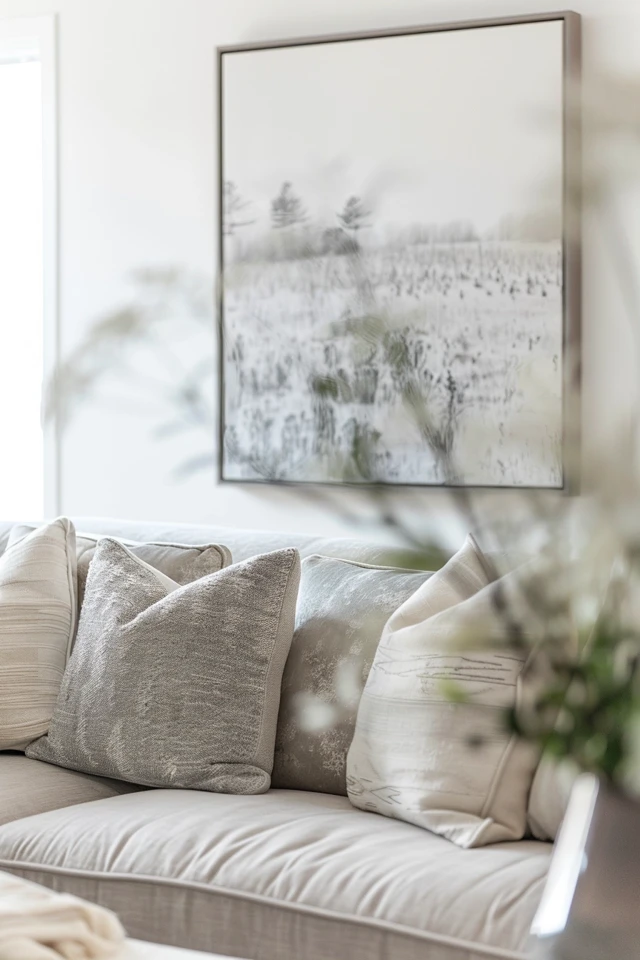 How To Hang Art Above A Couch: Visual Balance Tips