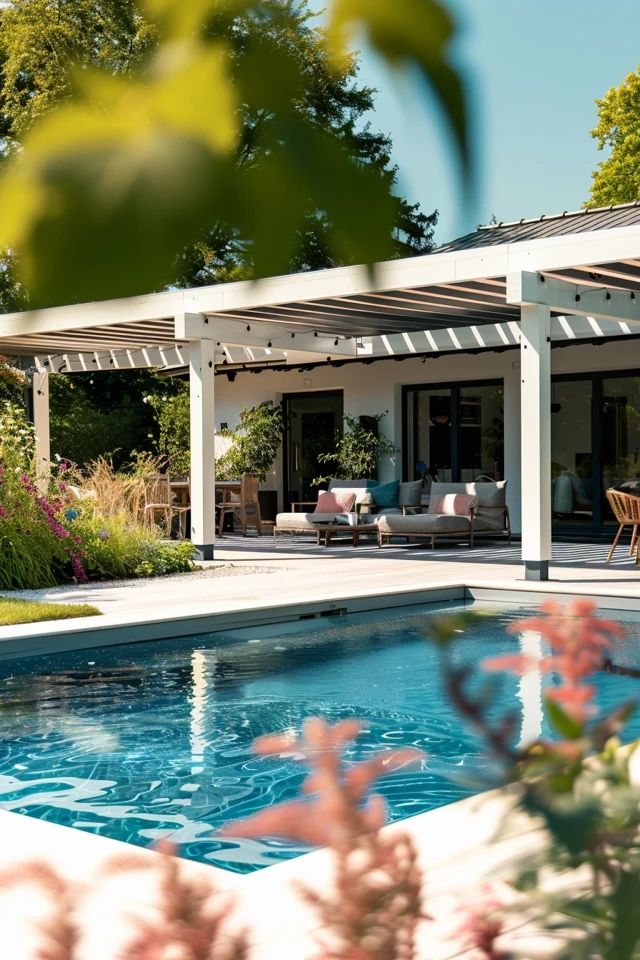 Pool House for Shade