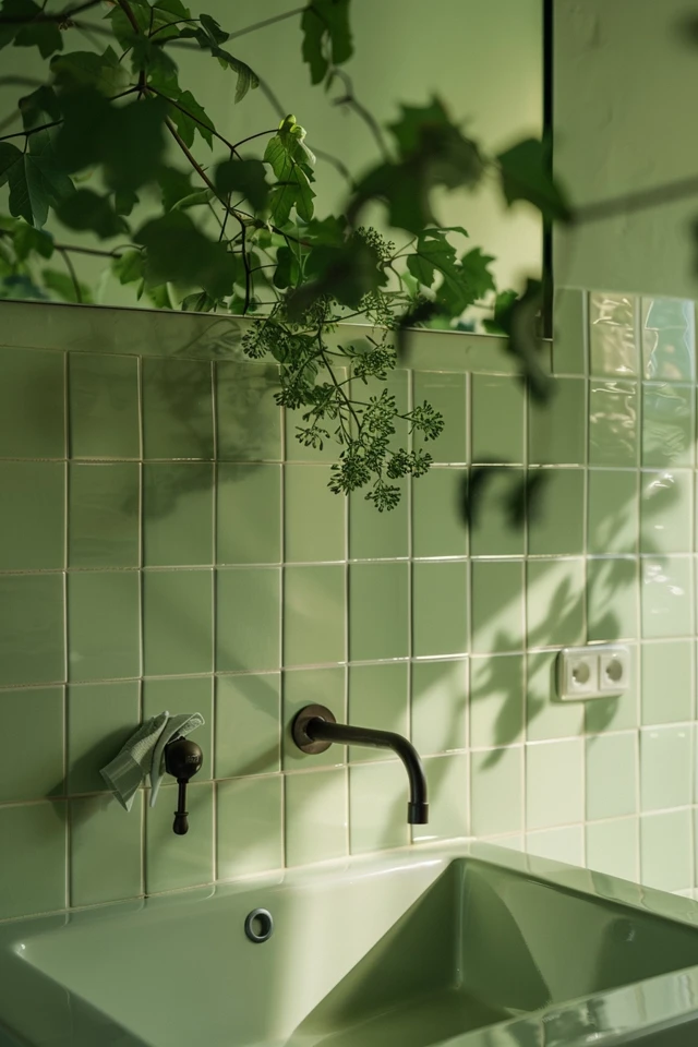 Fresh Light Green Bathroom Ideas for a Serene Space