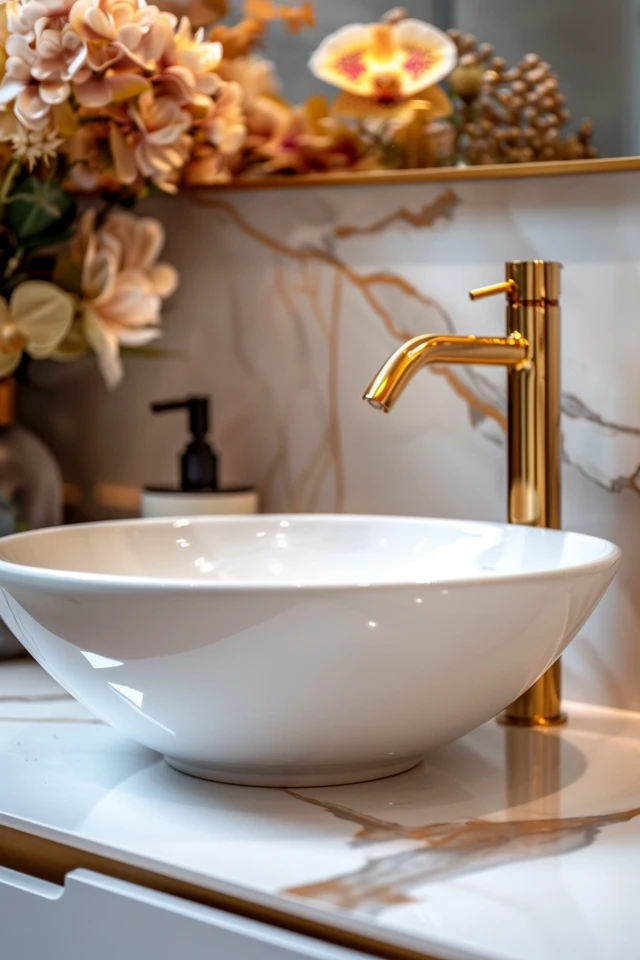 Calacatta Gold Bathroom Tile Ideas - photo 2