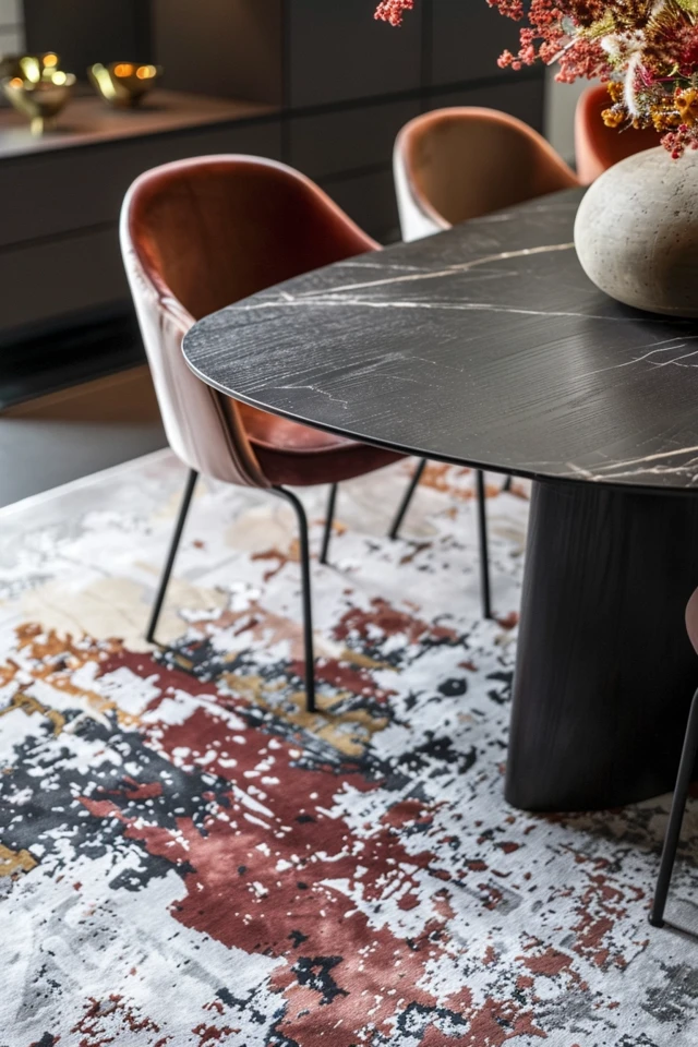 How To Measure For Rug Under Dining Table: Dining Room Decor