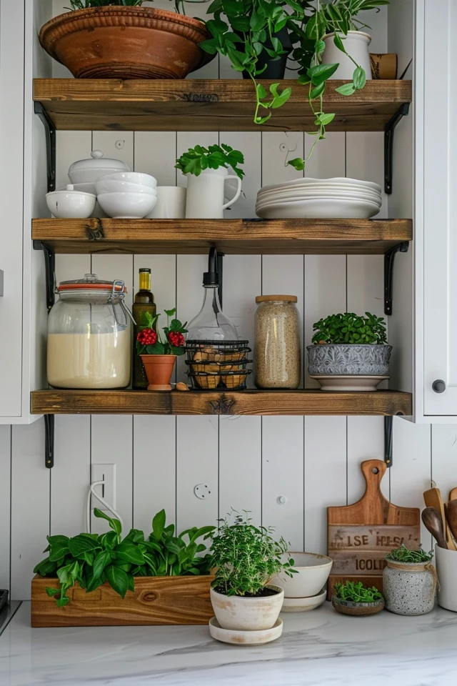 Styling Guidelines for Farmhouse Shelves