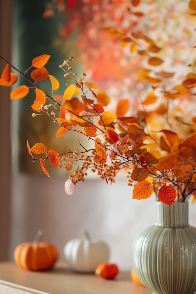 Preserved Leaf Fall Wreath