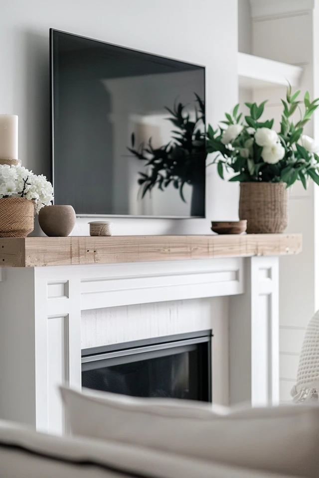 Enhancing Your Mantel Decor with a Smart TV or Frame TV