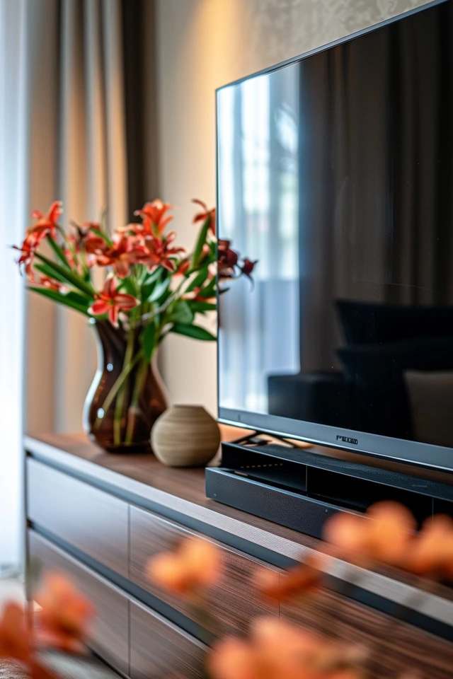 How To Style A TV Console: Functional And Decorative Tips - photo 2