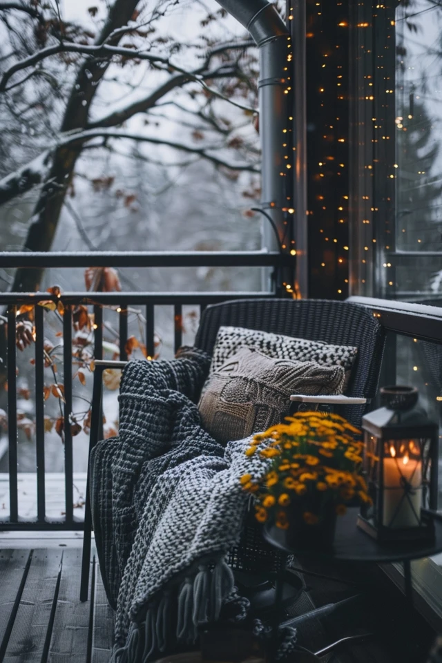 Enhance the Ambiance of Your Winter Patio