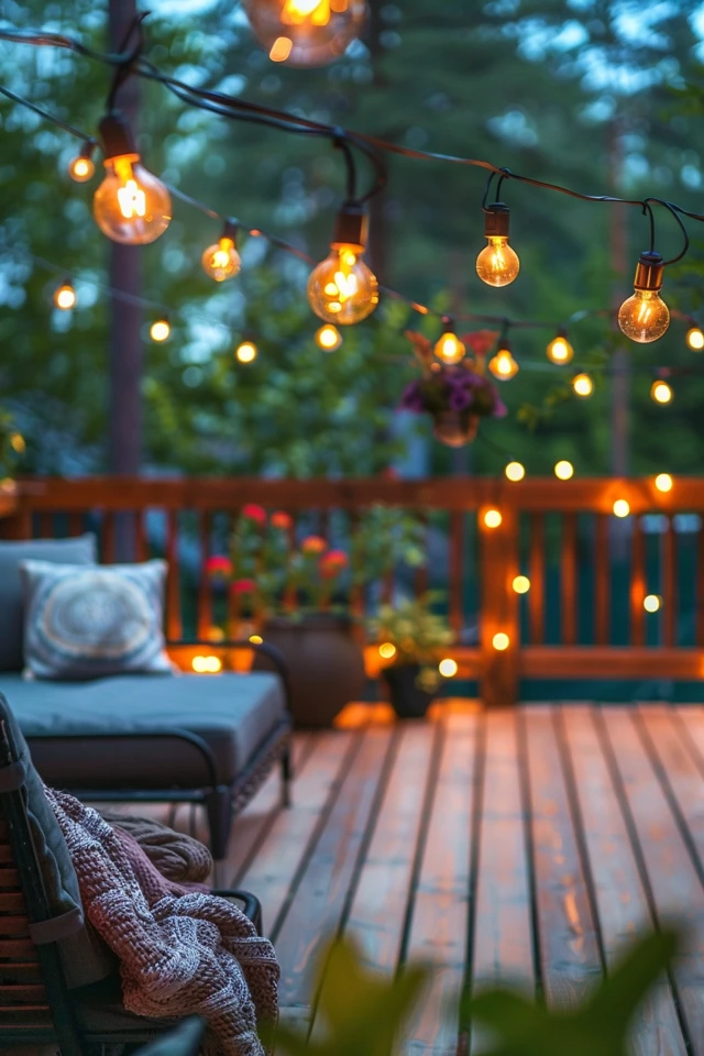 Add Ambiance with String Lights