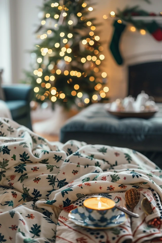 Dressing Up in Christmas Onesies or Matching Pajamas