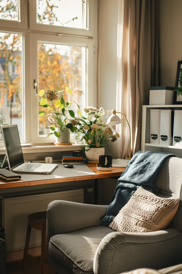 How To Setup A Home Office In A Bedroom: Space-Saving Ideas