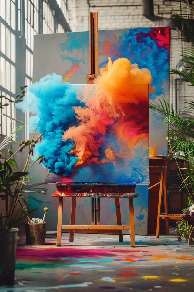Smoke and Paint Ideas for Artistic Expression