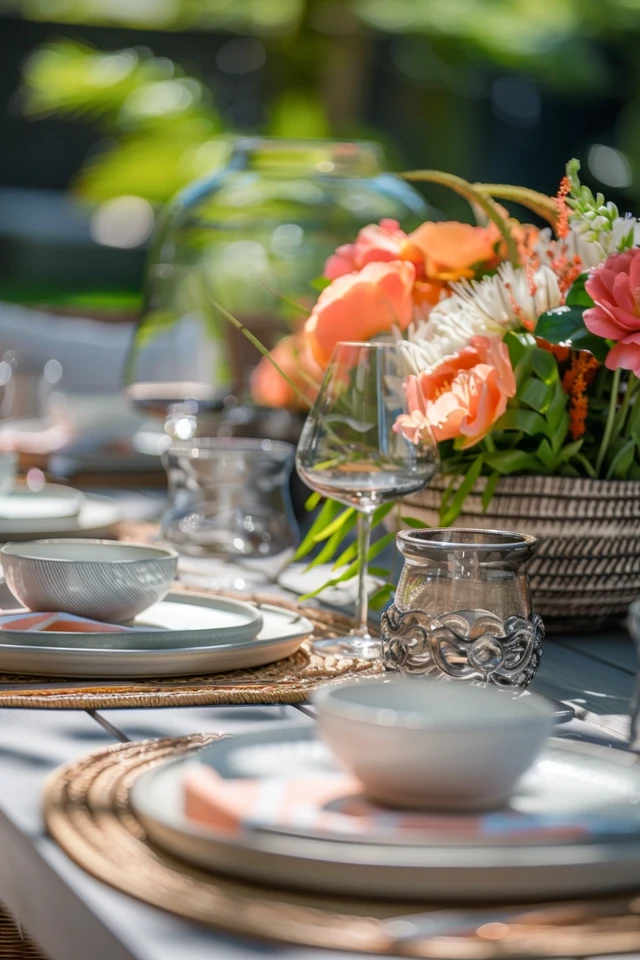 How To Decorate An Outdoor Table: Alfresco Styling