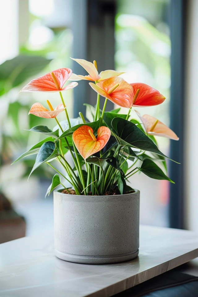 Lighting and Temperature for Anthurium Bloom