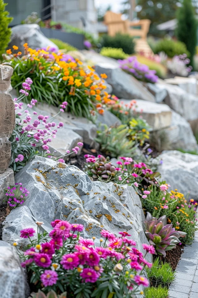 Front Yard Rock Landscaping Ideas: Enhancing Your Home’s Curb Appeal.