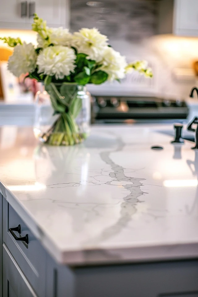 Restoring and Addressing Common Issues with White Quartz Countertops