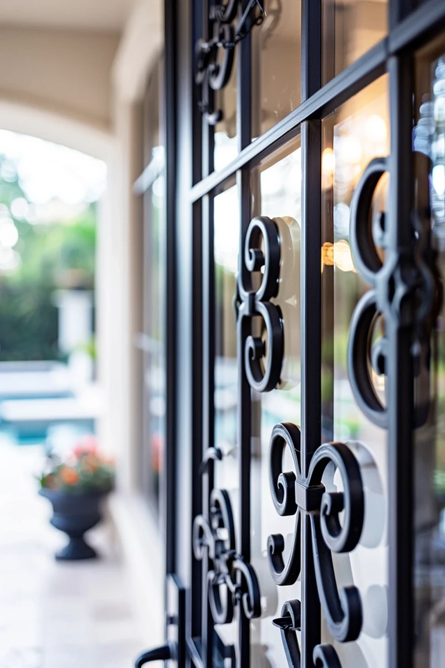 How To Clean A Wrought Iron Door: Maintaining Metalwork