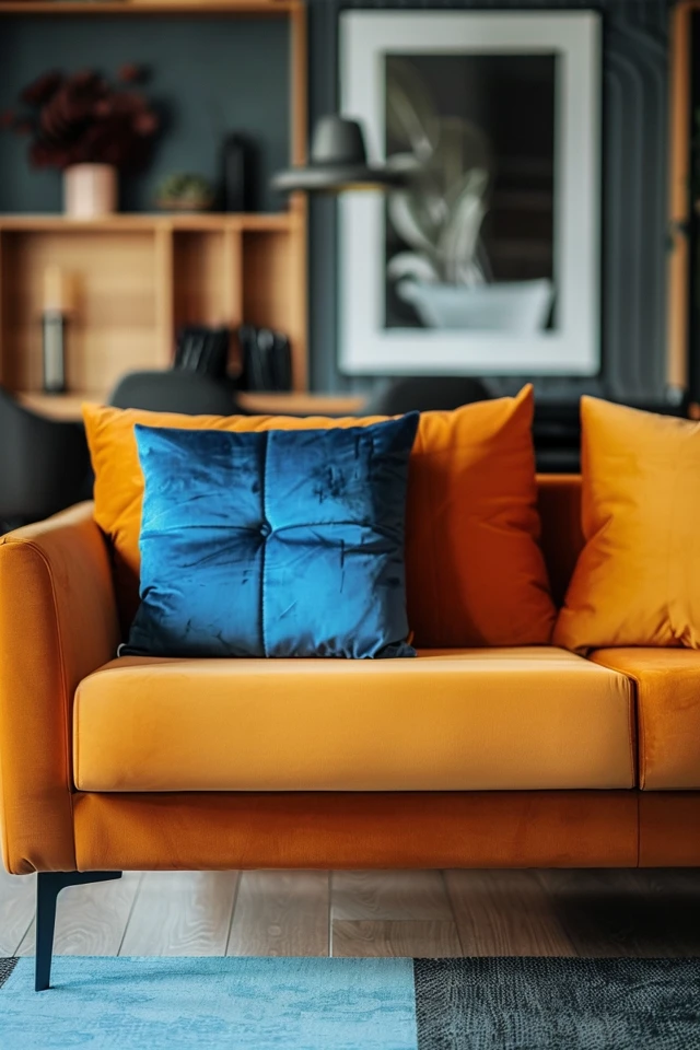 Two Sofas Facing Each Other