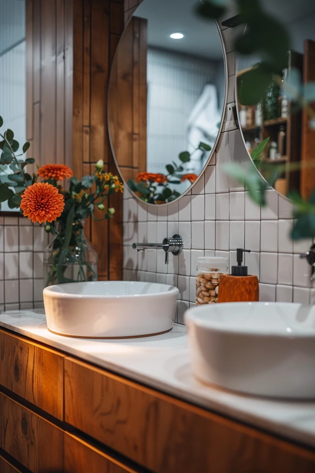Chic Double Vanity Mirror Ideas for Bathrooms