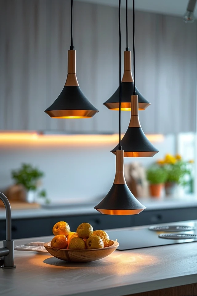 How To Hang Pendant Lights Over Kitchen Island: Lighting Installation - photo 2