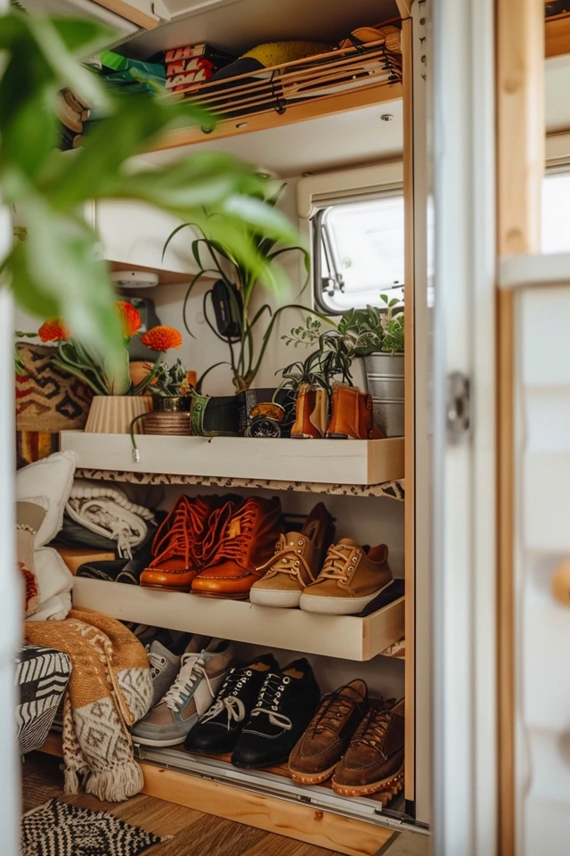 RV Shoe Storage Ideas for Space-Saving Magic