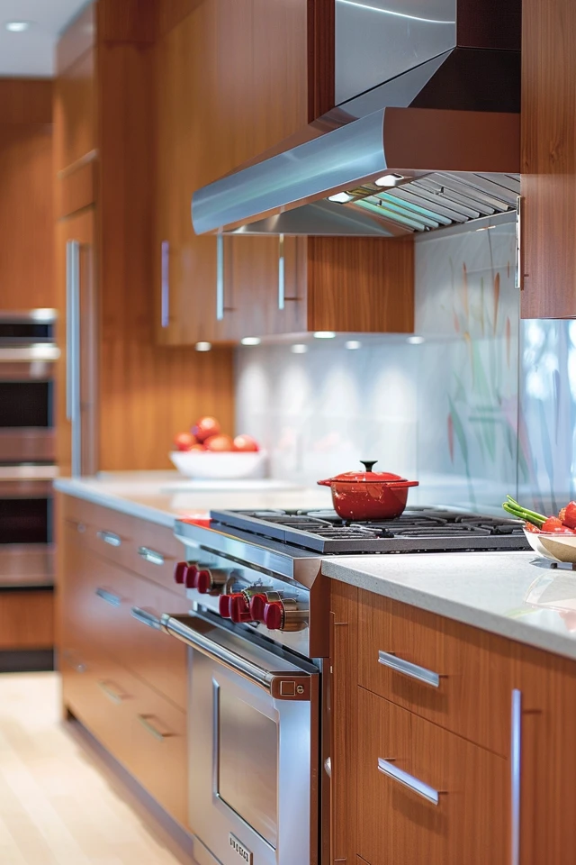 Incorporating Glass Doors or Open Shelving