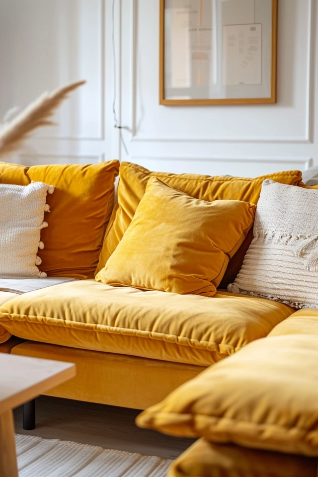 Golden Sofa Decor Tips: Elevate Your Space! - photo 2