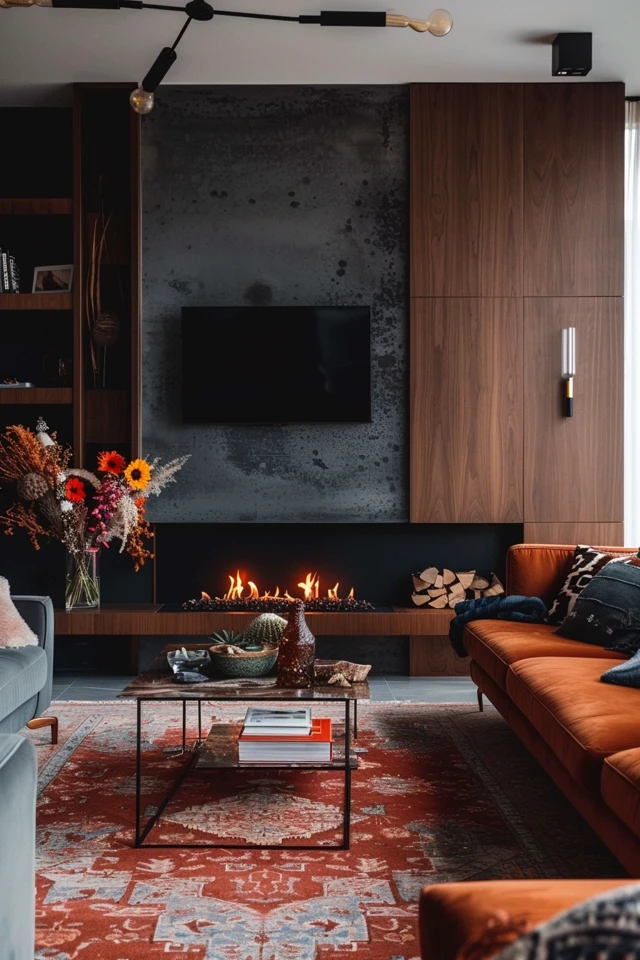 Cozy Up with These Recessed Fireplace Ideas